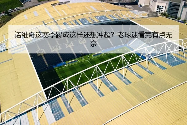 诺维奇这赛季踢成这样还想冲超？老球迷看完有点无奈