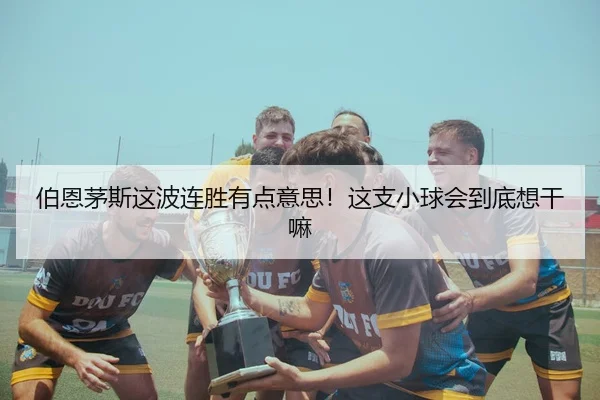 伯恩茅斯这波连胜有点意思！这支小球会到底想干嘛